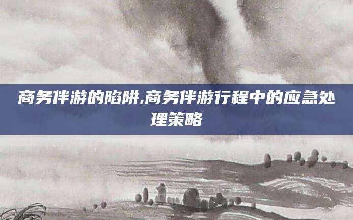 大连商务伴游的陷阱,商务伴游行程中的应急处理策略